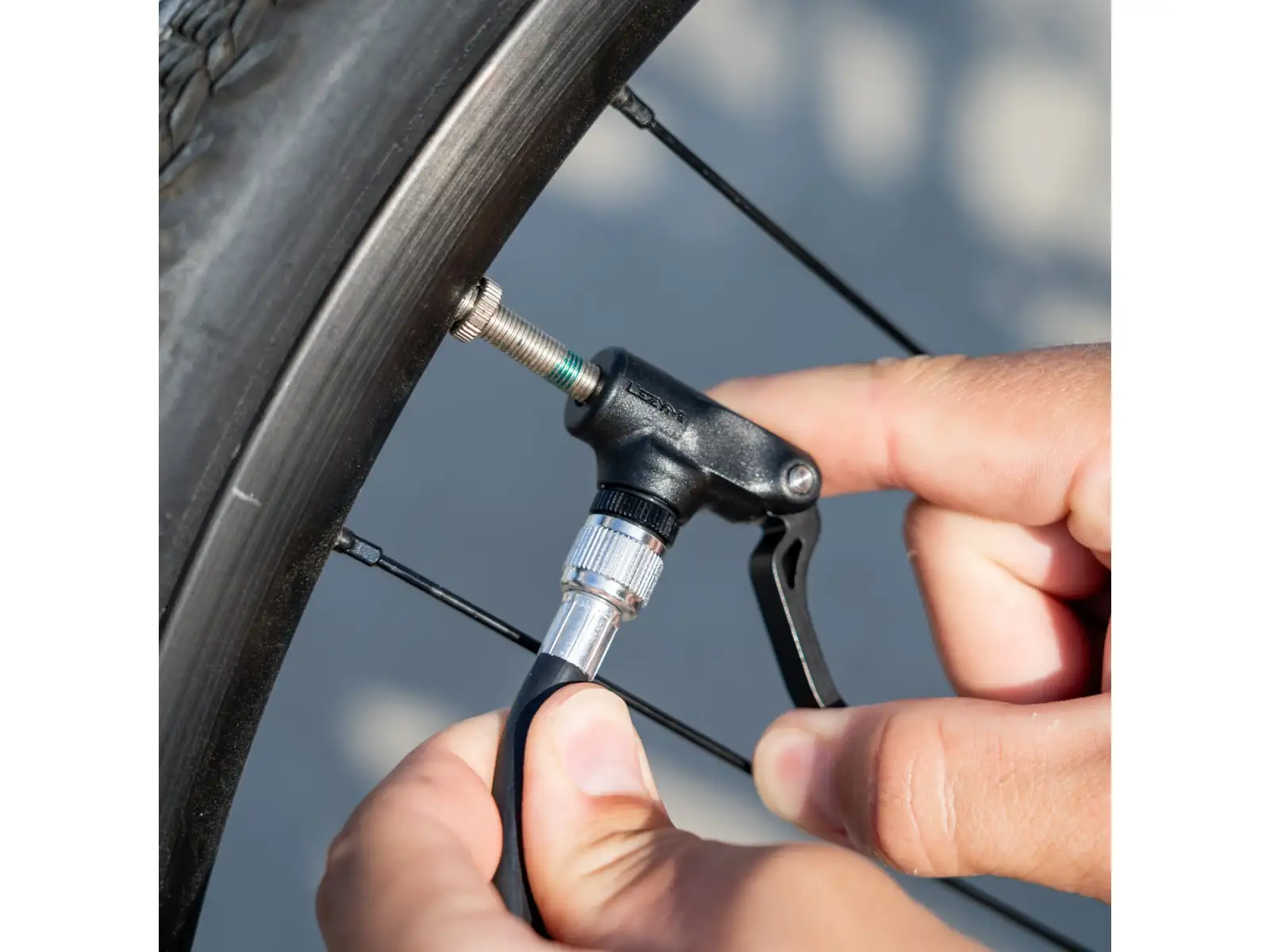 Lezyne Steel Floor Drive 3.5 Presta pompka warsztatowa