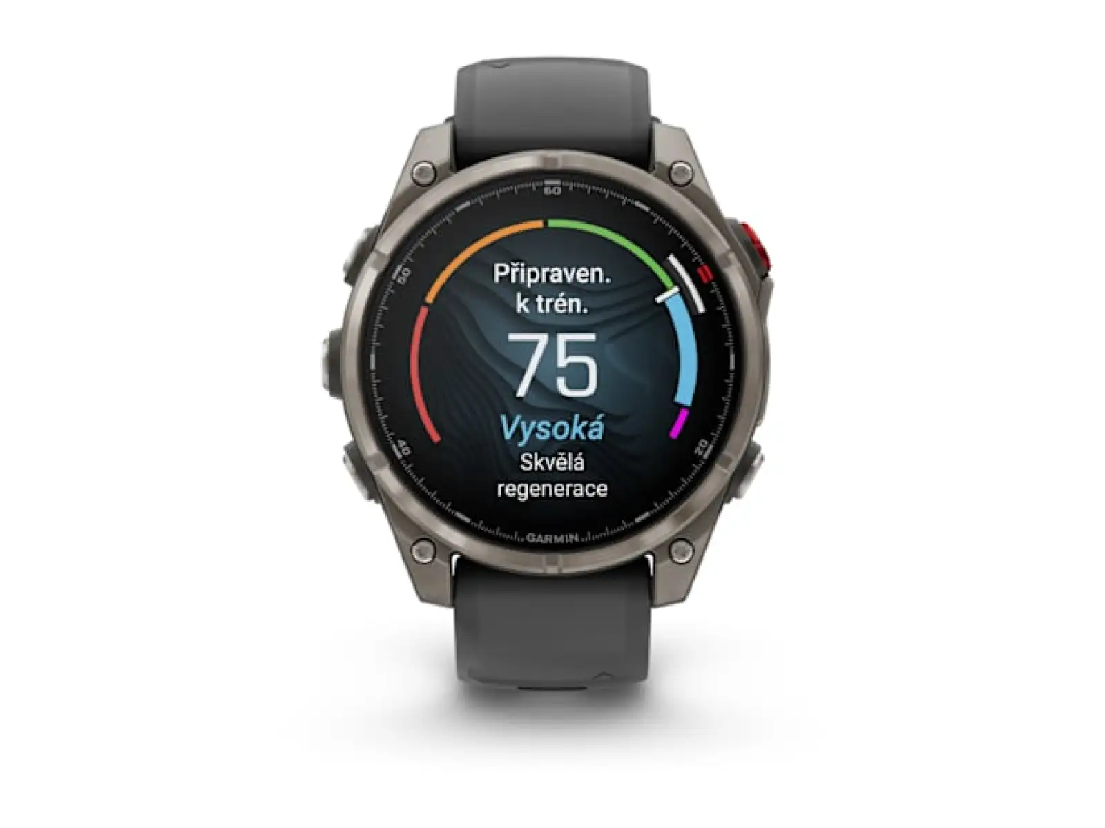Garmin fenix 8 Pro 47 mm AMOLED Sapphire inteligentny zegarek Titanium Graphite/Black