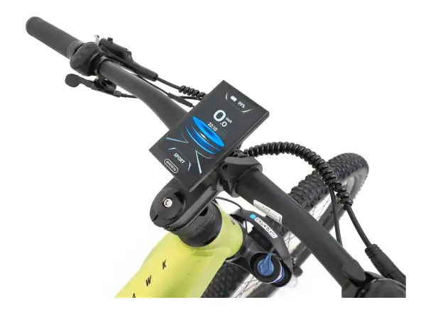Apache Hawk 1 MX 720 Wh górski rower elektryczny fluo żółta