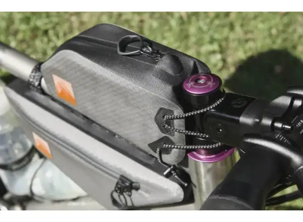 Woho X-Touring Top-tube Bag Dry 1,1 l torba ramowa Honeycomb iron Grey