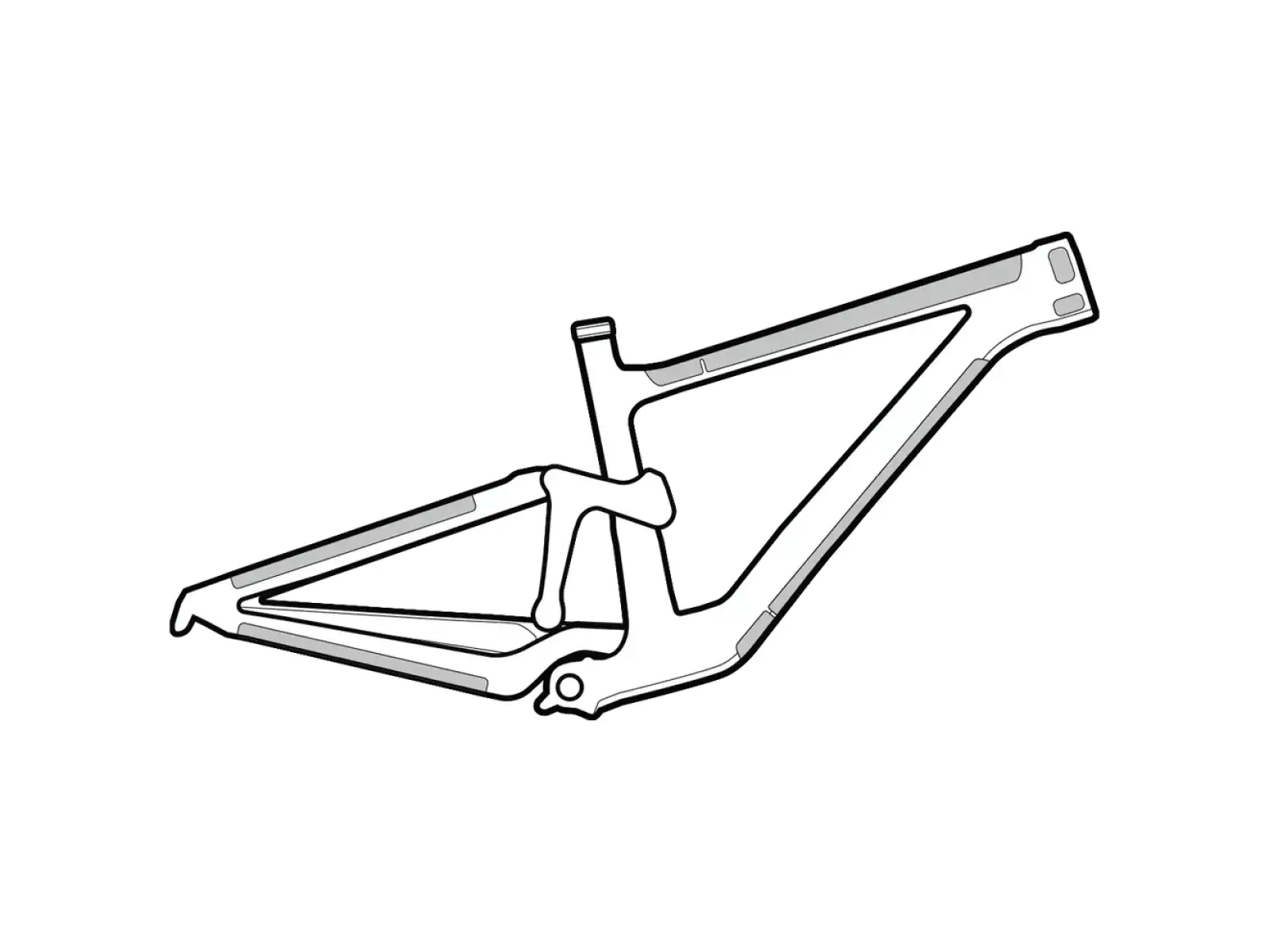 Lizard Skins Clear Protective Frame Wrap Frame Kit ochrona ramy