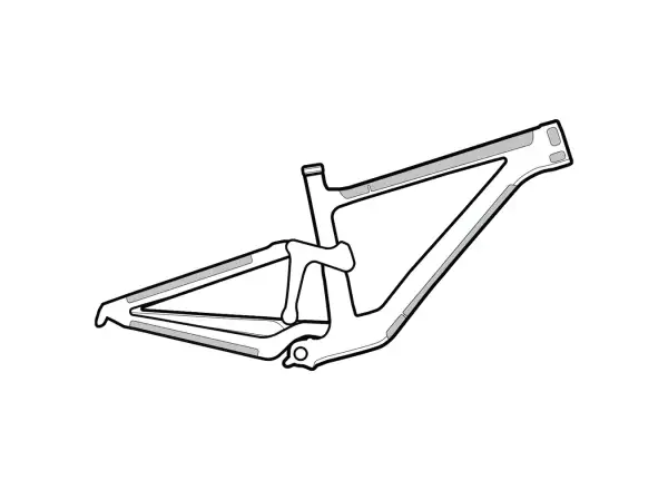 Lizard Skins Clear Protective Frame Wrap Frame Kit ochrona ramy