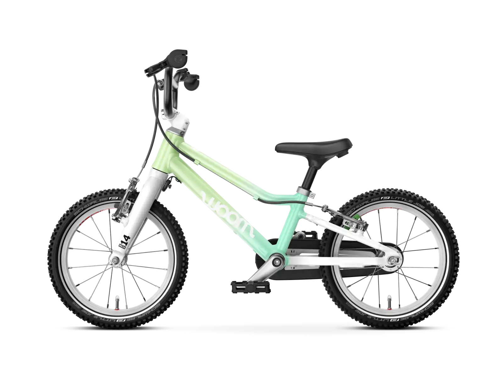 Woom GO 2 rower dziecięcy 14 Spearmint Crush Limited