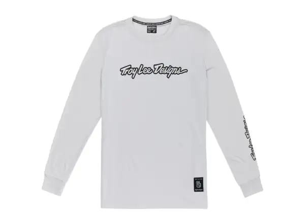 Troy Lee Designs Skyline Ride Tee Signature męska koszulka z długim rękawem Mist