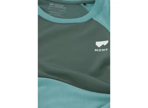 Mons Royale Tarn Merino Shift Wind damski dres długi rękaw sage/burnt sage