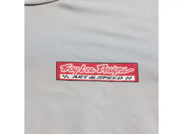 Troy Lee Designs Ruckus Ride Tee męska koszulka rowerowa długi rękaw Custom Paint Mid Gray