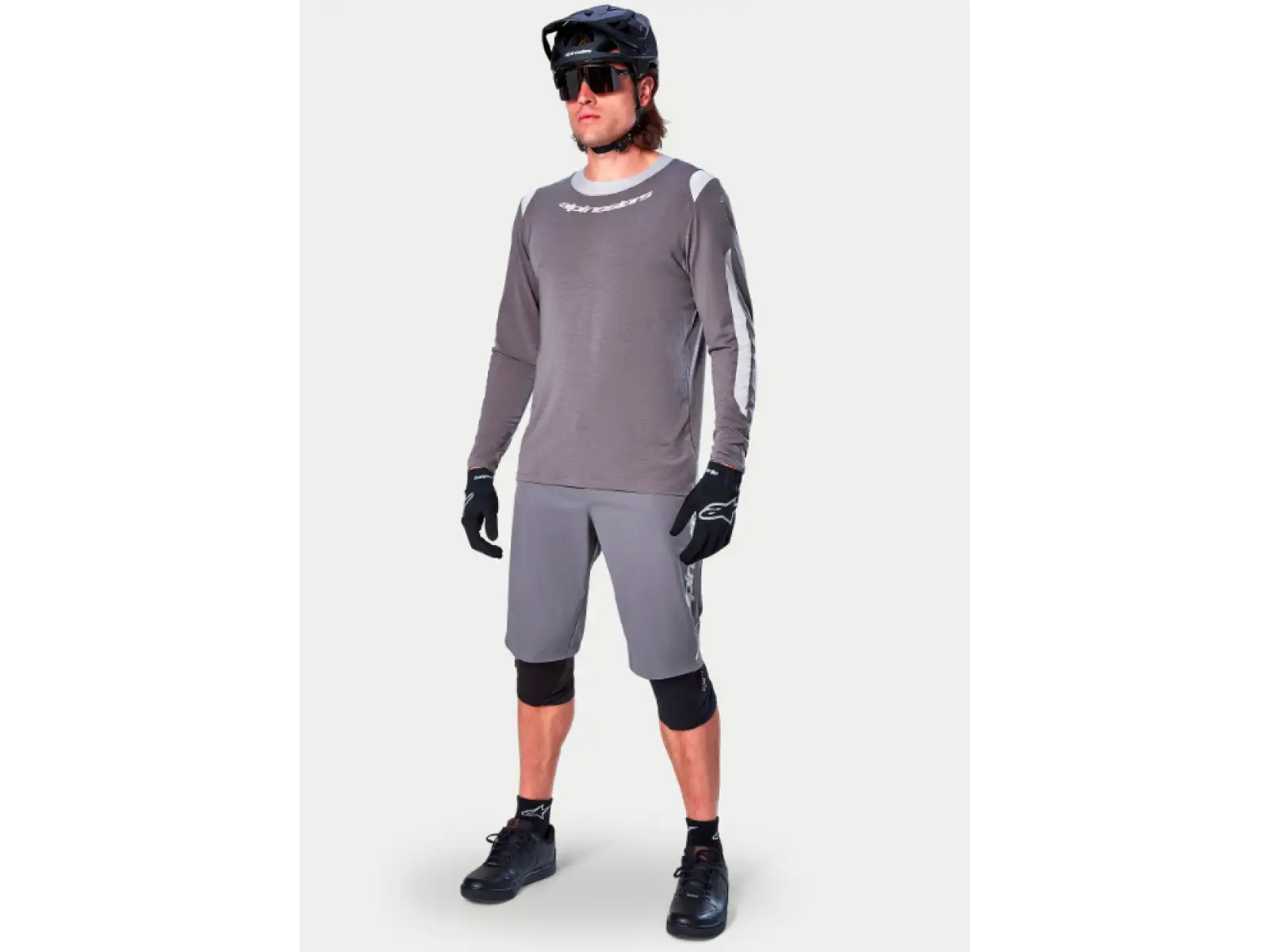 Alpinestars A-Dura Dri Wool męska koszulka z długim rękawem Dark Grey