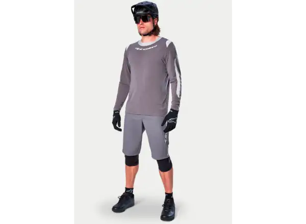 Alpinestars A-Dura Dri Wool męska koszulka z długim rękawem Dark Grey