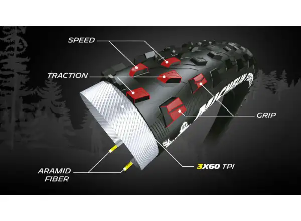 Michelin Force XC TS TLR 26x2,10" MTB opona kevlar