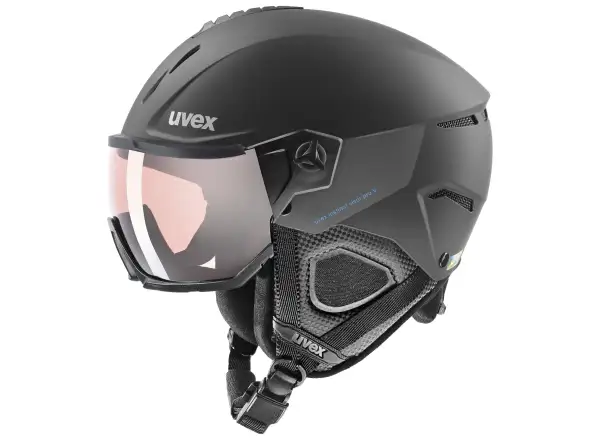 Uvex Instinct Visor Pro V kask narciarski black matt
