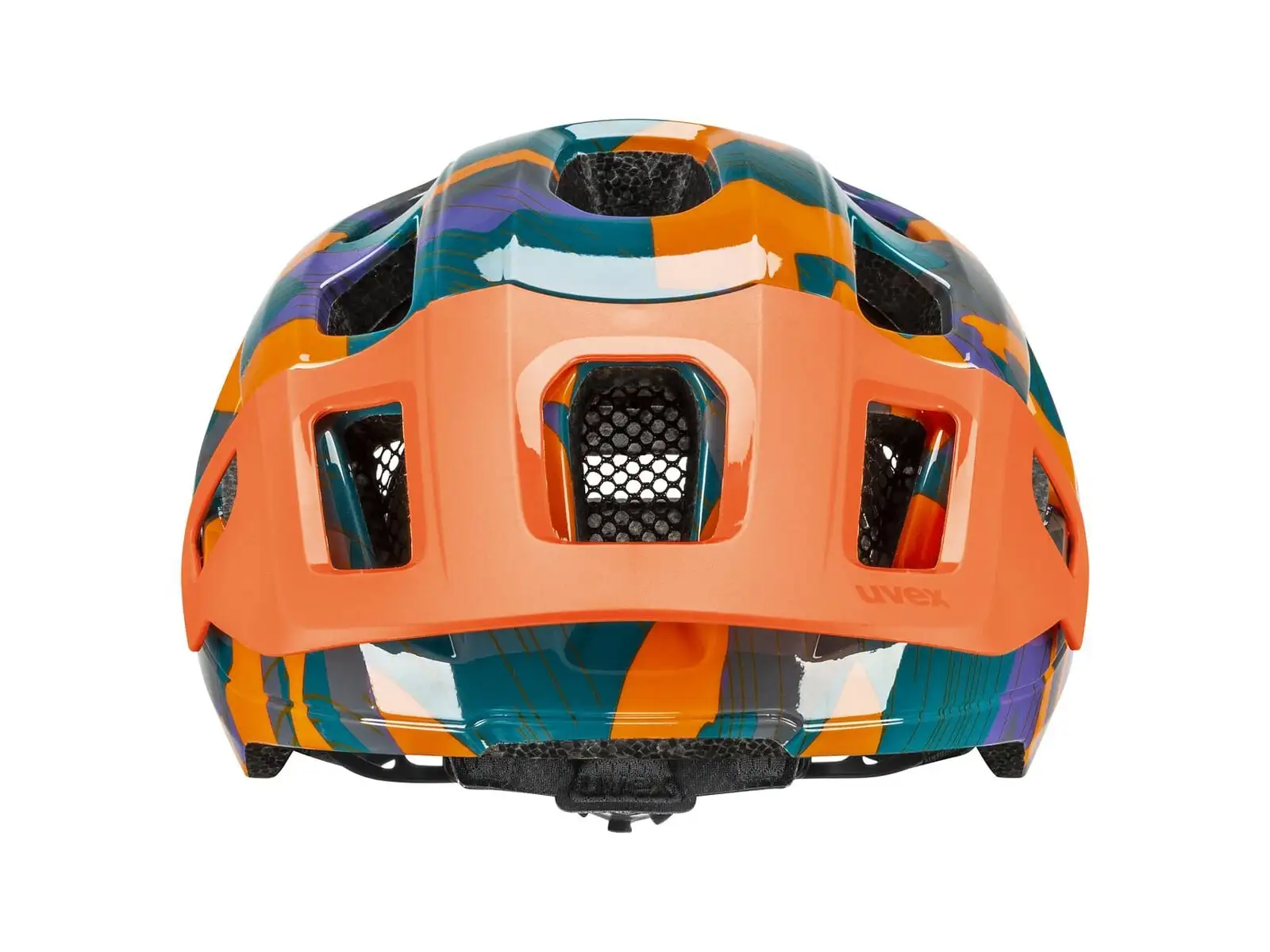 Uvex React JR dziecięcy kask Papaya Camo