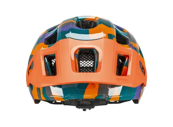 Uvex React JR dziecięcy kask Papaya Camo