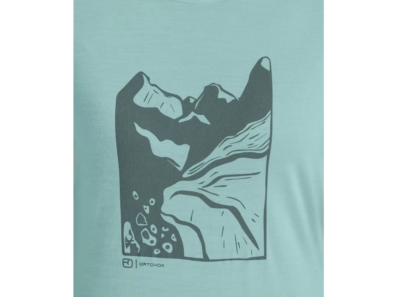 Ortovox 120 Cool Tec Mtn Cut damski t-shirt krótki rękaw Aquatic Ice M