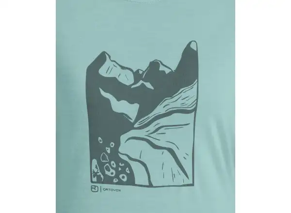 Ortovox 120 Cool Tec Mtn Cut damski t-shirt krótki rękaw Aquatic Ice M