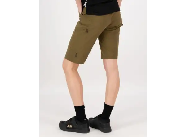 Mons Royale Diversion Merino Trail damskie szorty Dark Olive