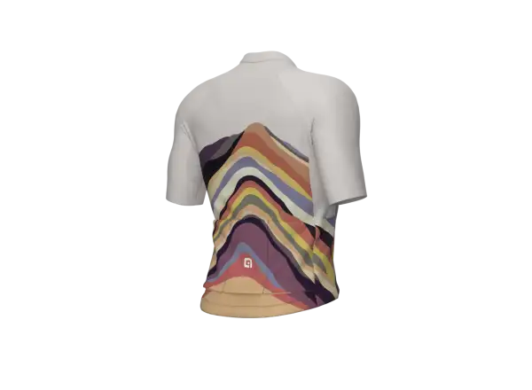 Alé PR-E Rainbow męska koszulka rowerowa z krótkim rękawem Beige