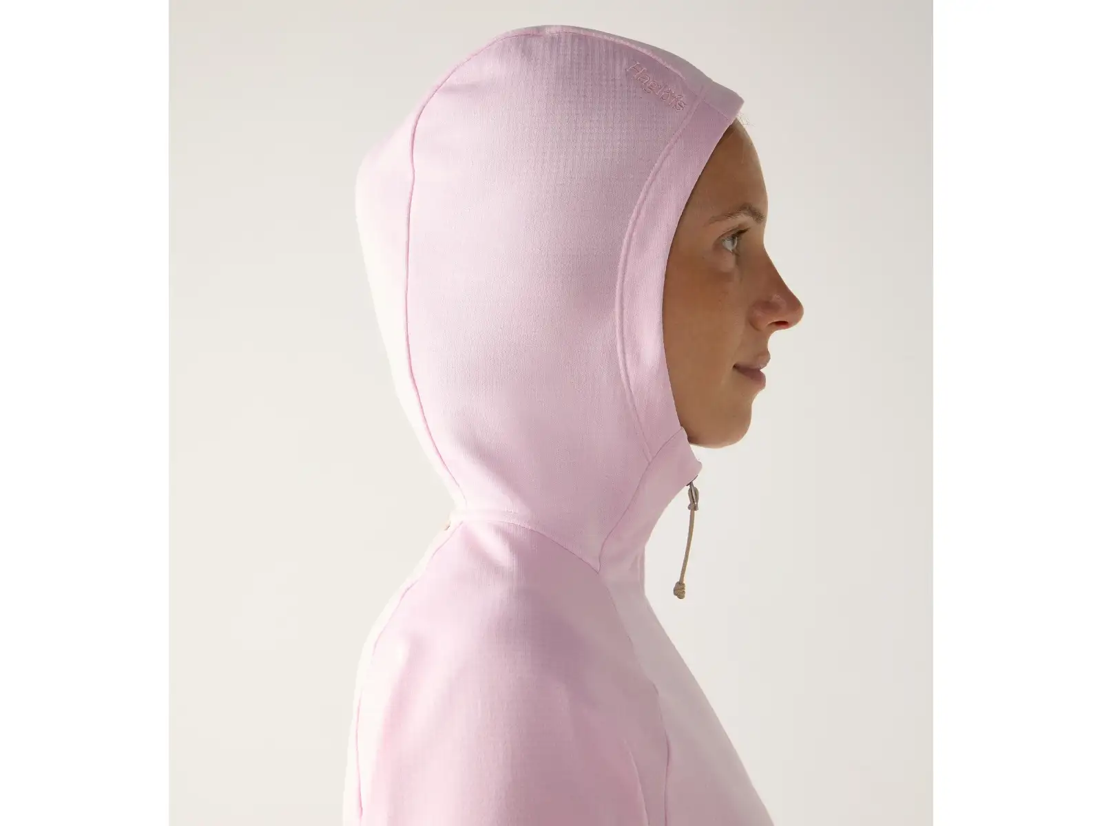 Haglöfs Korp Mid Hood damska bluza z kapturem Fresh Pink