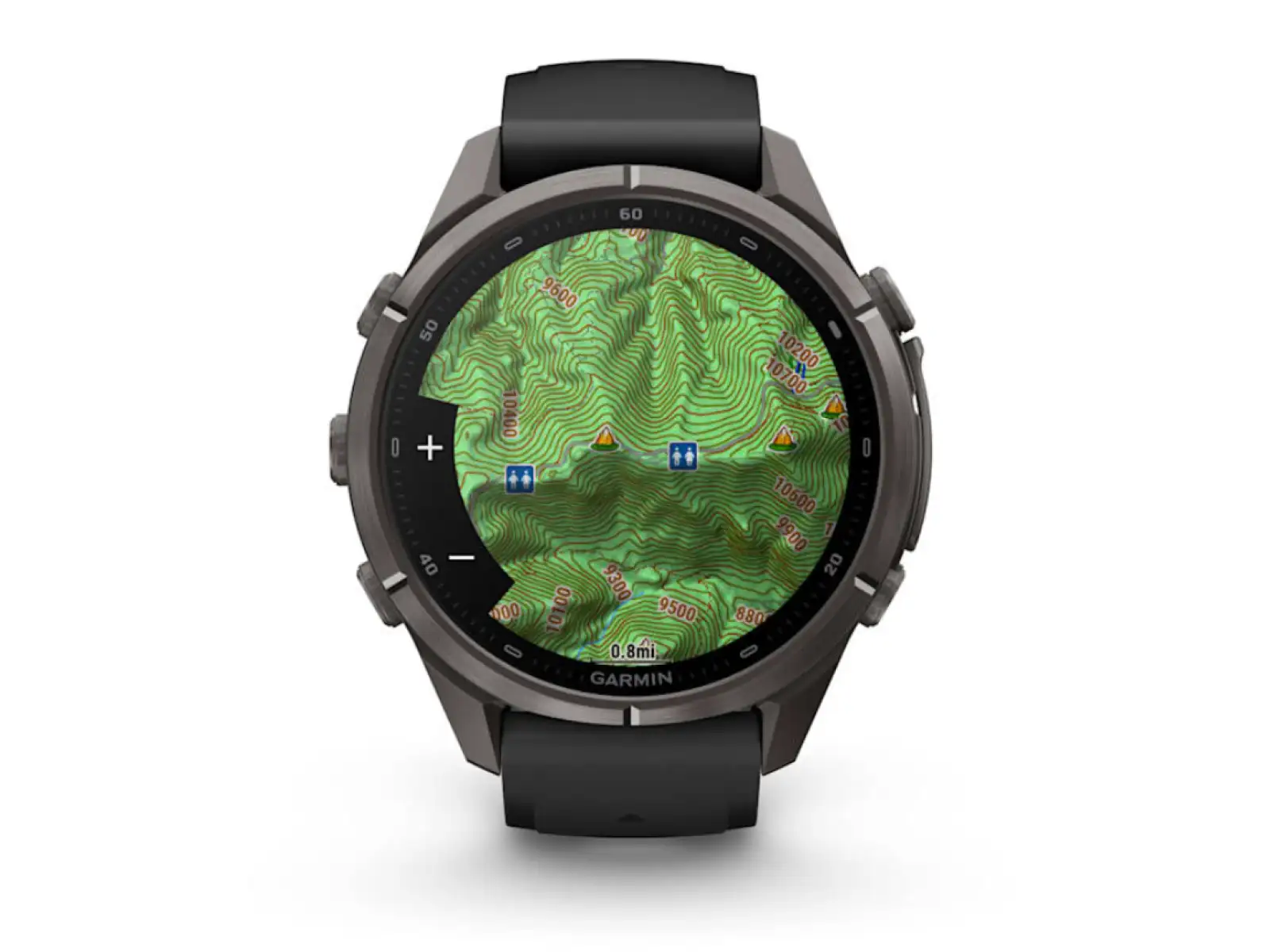 Garmin Fénix 9 Pro inReach 43 mm inteligentny zegarek Carbon Gray DLC Titanium Black/Pebble Gray