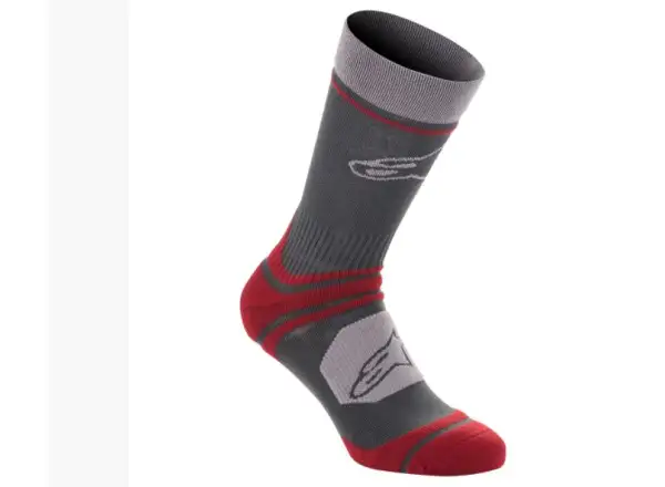 Alpinestars Cascade wysokie skarpety black/rio red roz. M