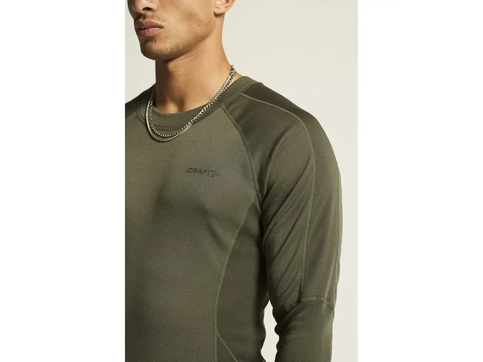 Craft Core Warm Baselayer męski zestaw funkcyjny zielona