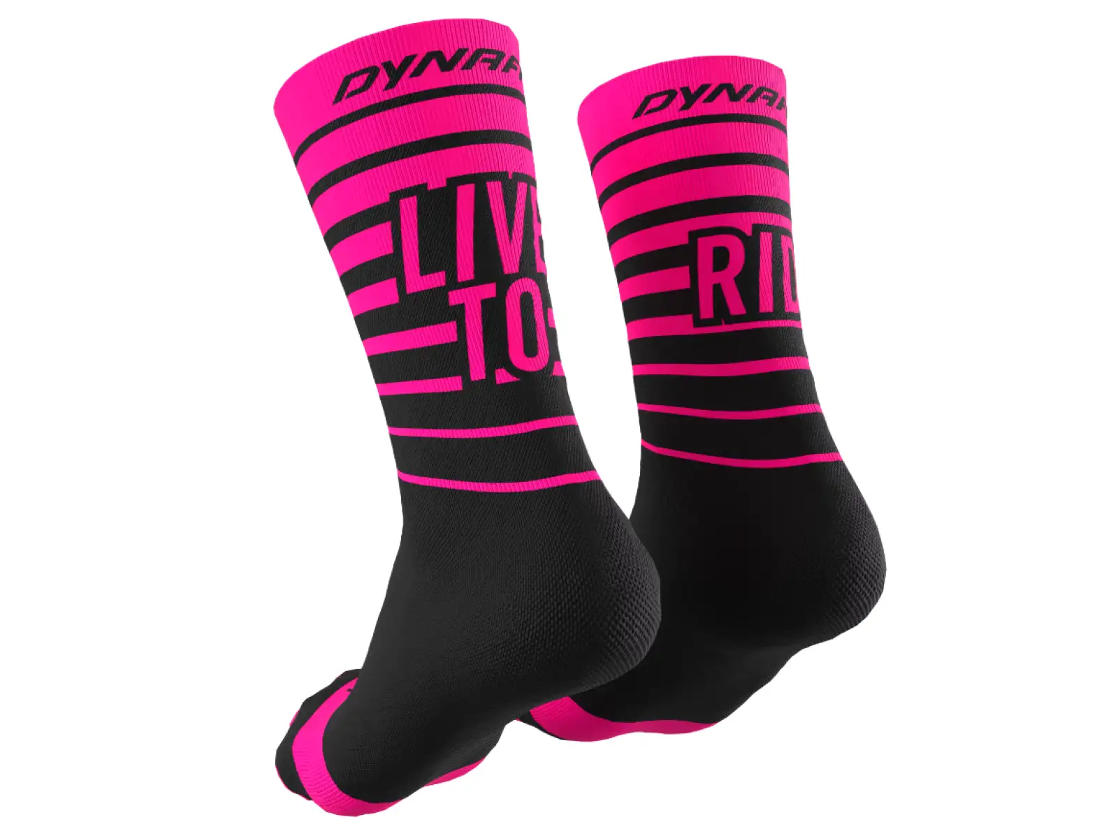 Dynafit Live To Ride sportowe skarpetki Pink Glo