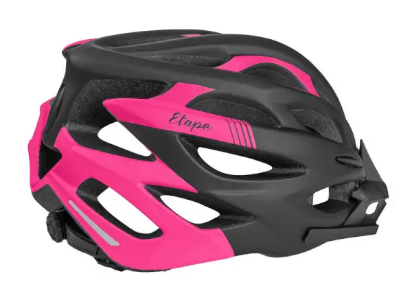Etape Vesper damski kask rowerowy czarna/różowa mat