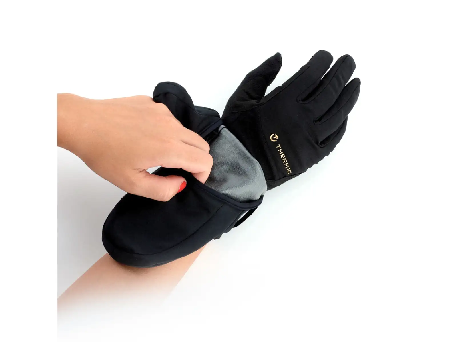 Thermic Versatile Light podgrzewane rękawice black