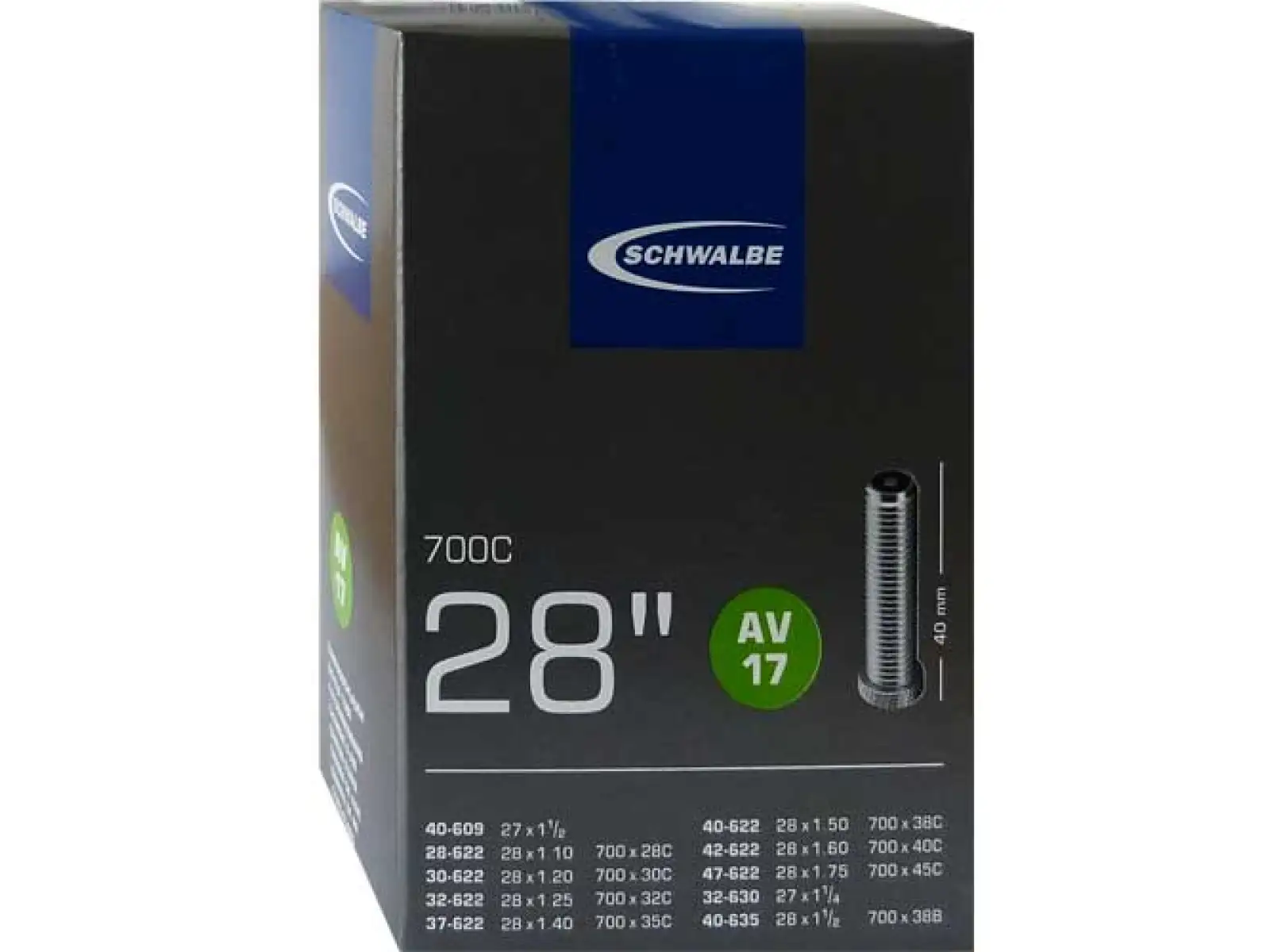 Schwalbe dętka trekkingowa 28-47/622 (Nr.17)