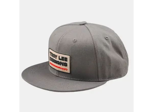 Troy Lee Designs Flat Bill Snapback czapka Factory Smoke Blue