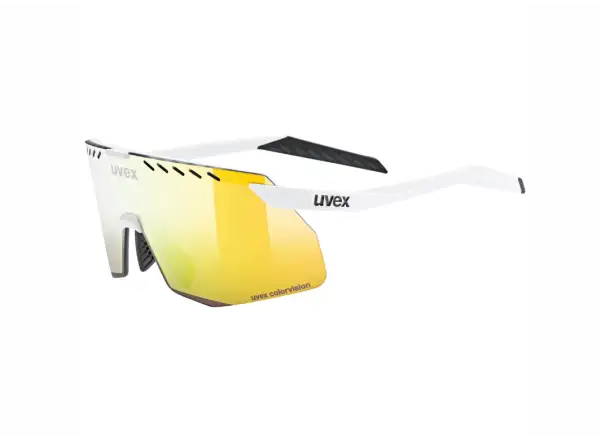 Uvex Pace Stage ColorVision Small okulary White Matt/Mirror Yellow