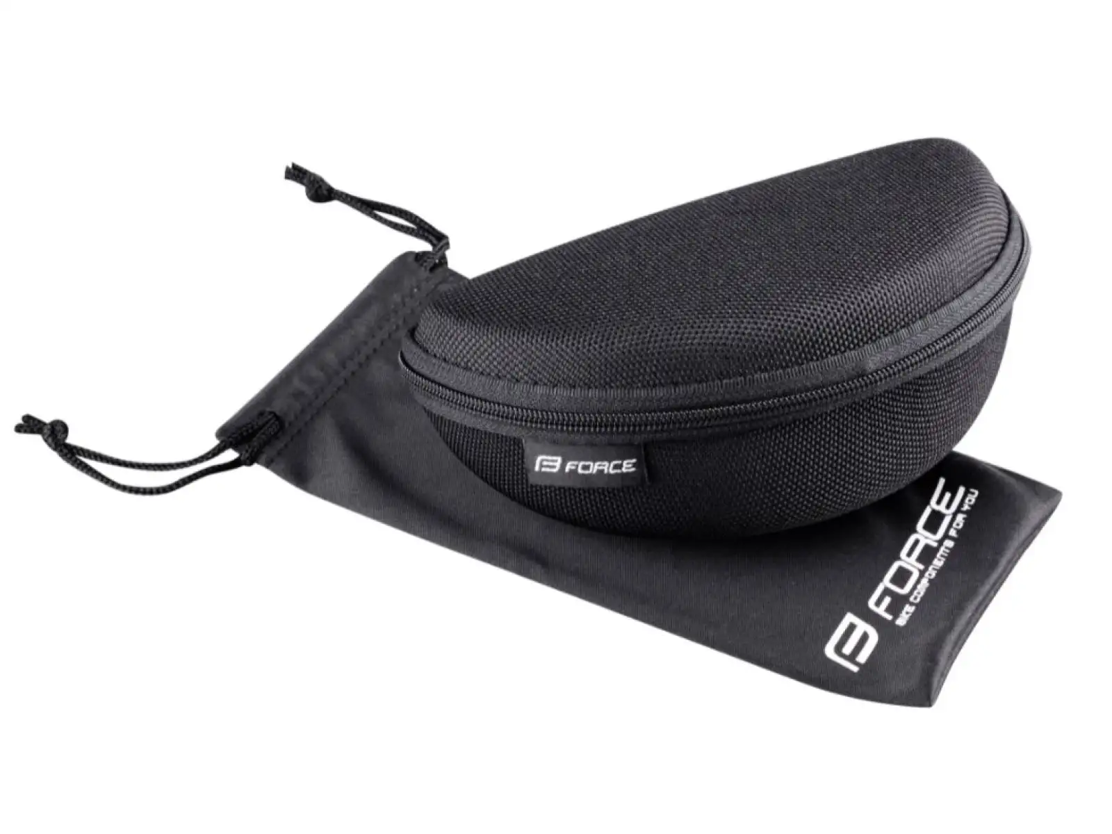 Force Sonic okulary rowerowe szary/czarny, czarne lustrzane szkła