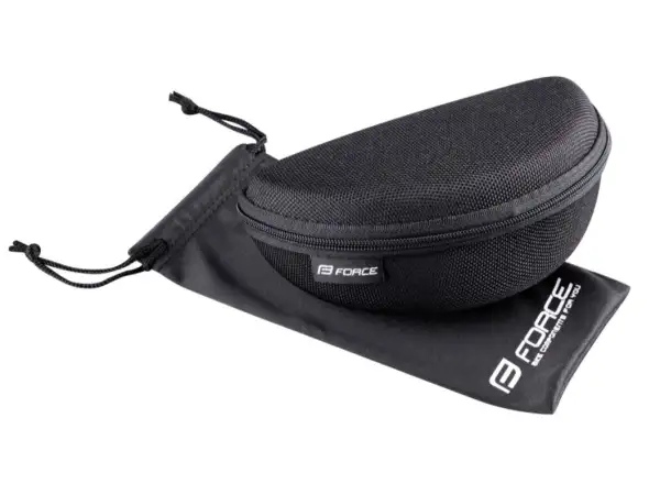 Force Sonic okulary rowerowe szary/czarny, czarne lustrzane szkła