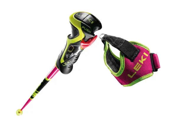 Leki WCR TBS SL 3D kijki zjazdowe Neonpink/Black/Neonyellow