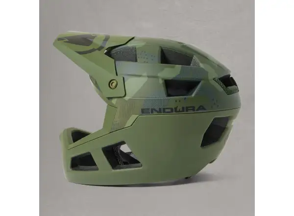 Endura SingleTrack kask dziecięcy Olive Green