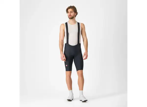 Castelli Competizione 2 męskie szorty z wkładką i szelkami Black