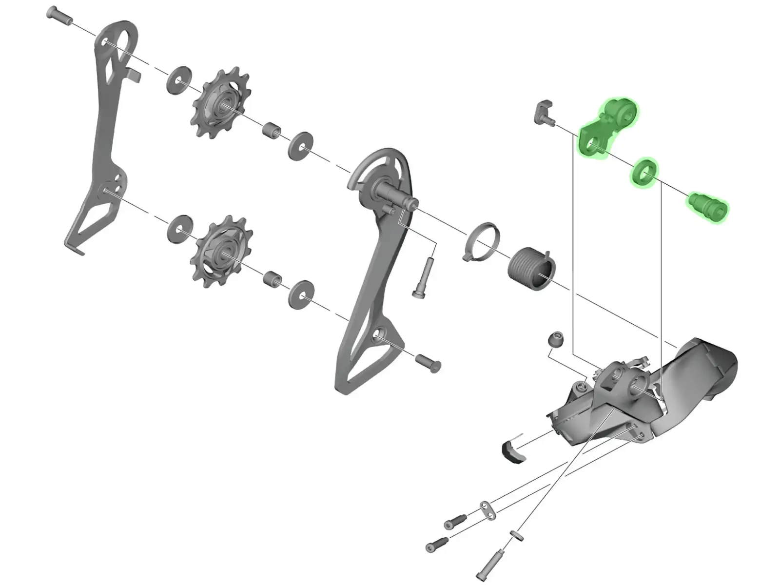 Shimano uchwyt przerzutki RD-R8150