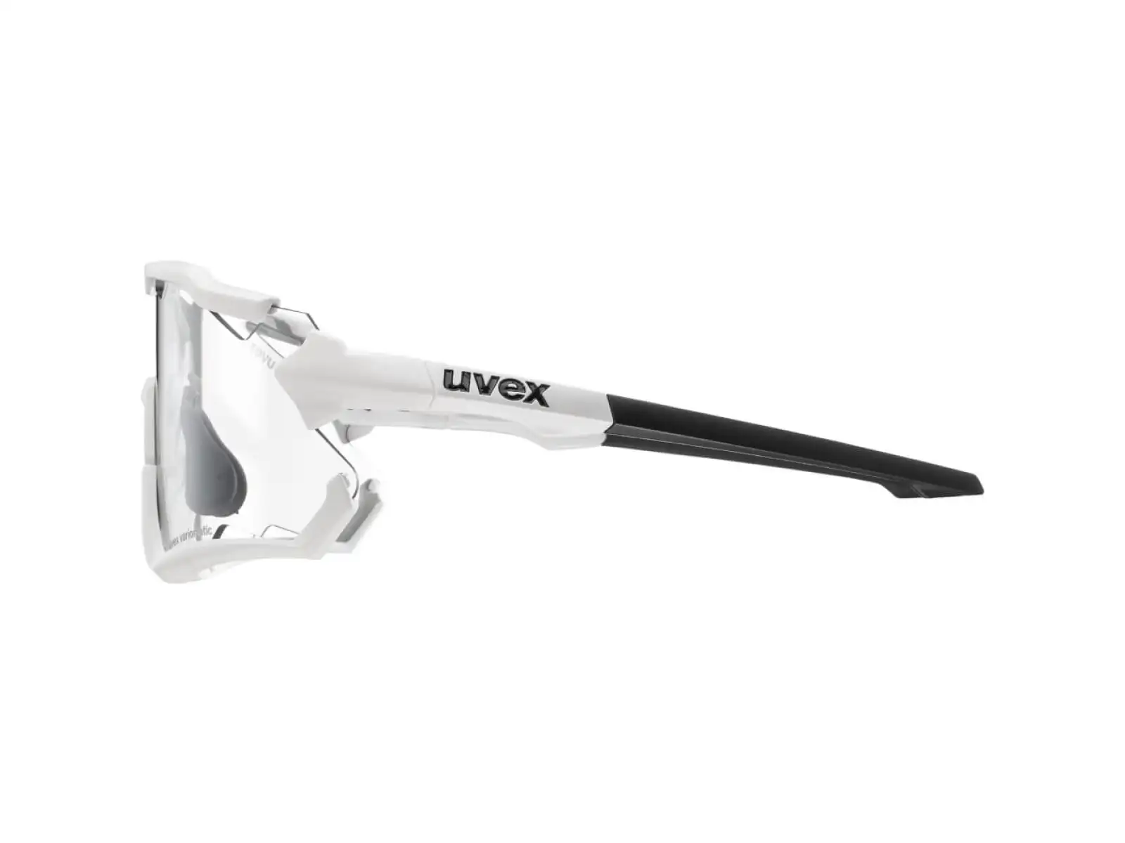 Uvex Sportstyle 228 Variomatic okulary rowerowe White Mat/LTM. Silver