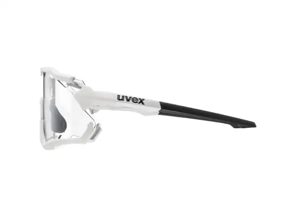 Uvex Sportstyle 228 Variomatic okulary rowerowe White Mat/LTM. Silver