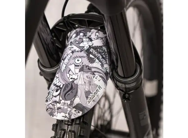 Rie:sel Design Schlamm:PE błotnik Stickerbomb Eyecatcher Ultra Black