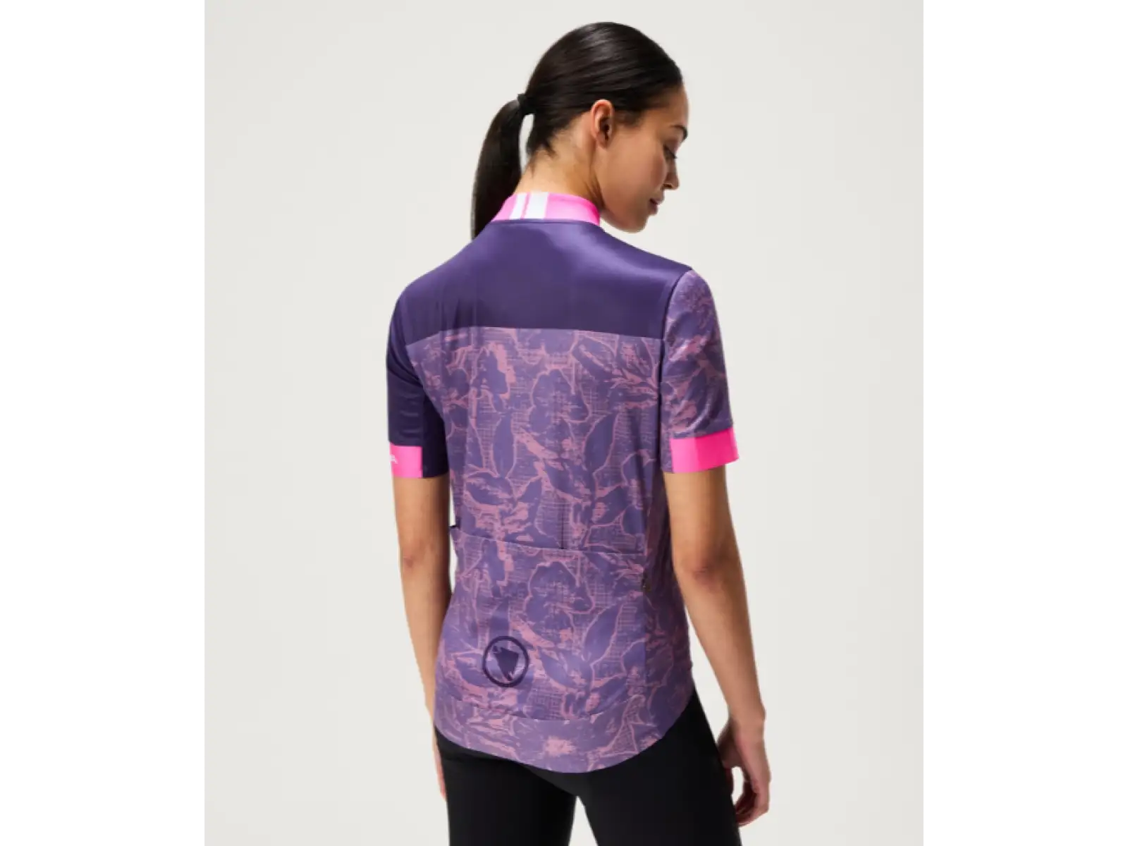 Endura FS260 Floral damski dres krótki rękaw Bramble
