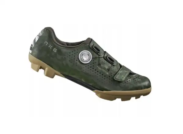 Shimano SH-RX600 Wide męskie gravelowe buty Olive
