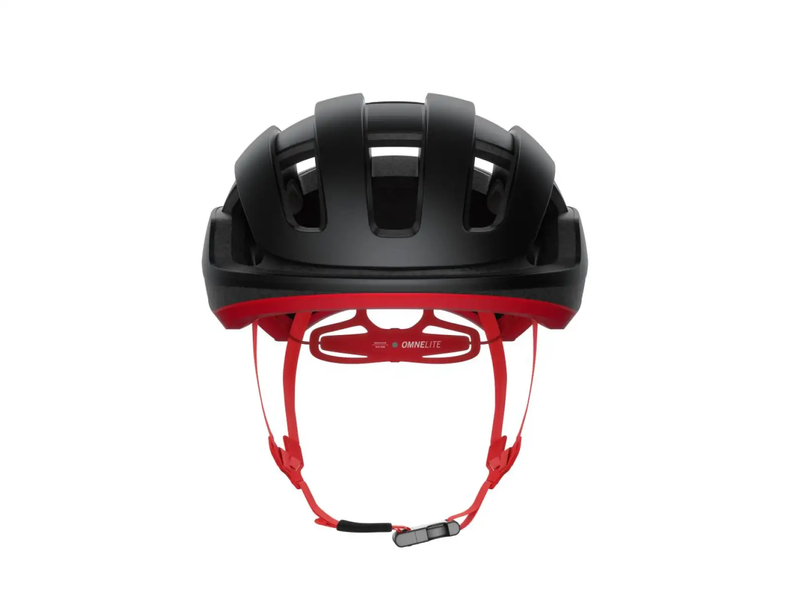 POC Omne Lite kask Uranium Black/Prismane Red Matt