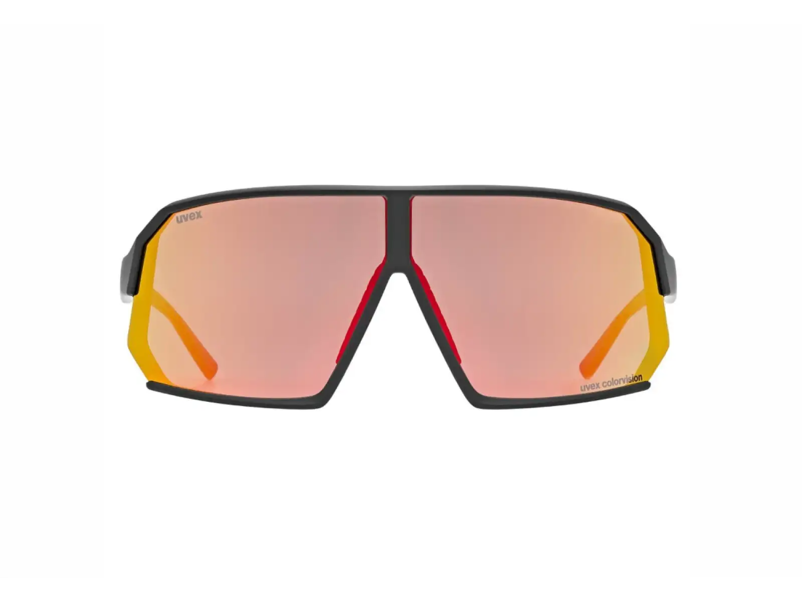 Uvex Sportstyle 237 ColorVision okulary Black Matt/Mirror Red