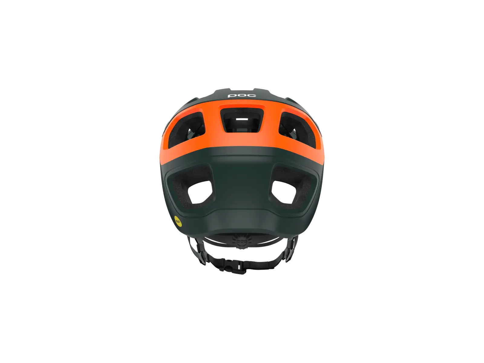 POC Cularis Pure kask MTB Pargasite Green Matt/Fluorescent Orange Matt