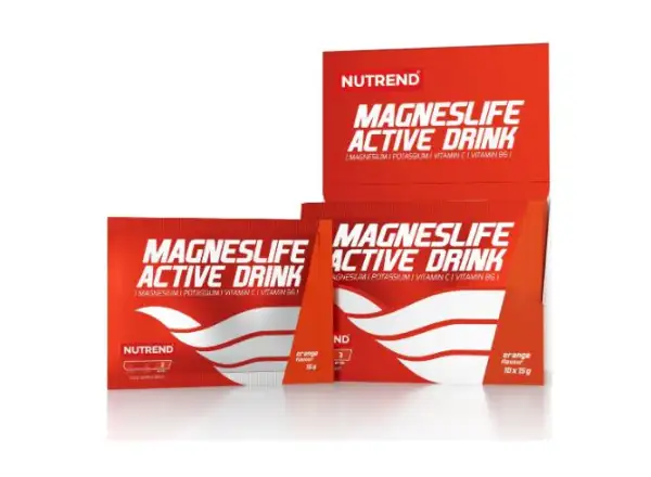 Nutrend Magneslife Active Drink opakowanie 10 szt po 15 g pomarańcza