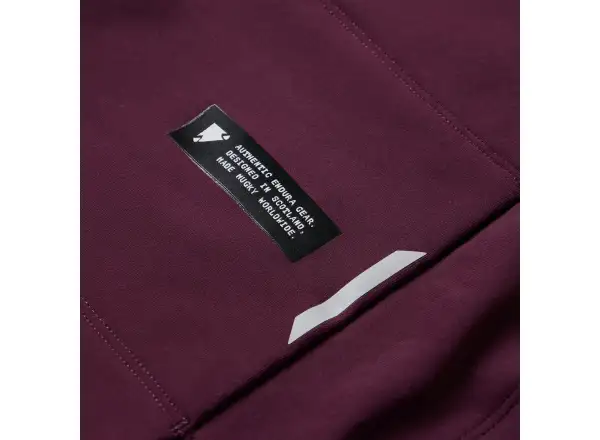 Endura Loop Ride męska koszulka z długim rękawem Black Cherry