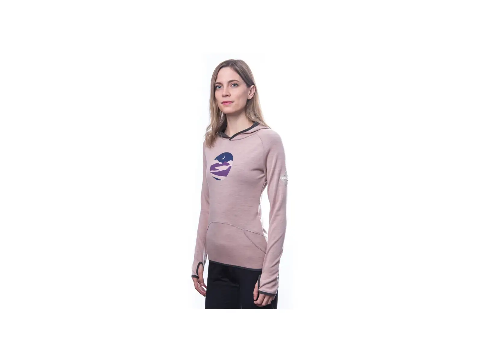 Sensor Merino Upper Triglav damska bluza Dusty Pink