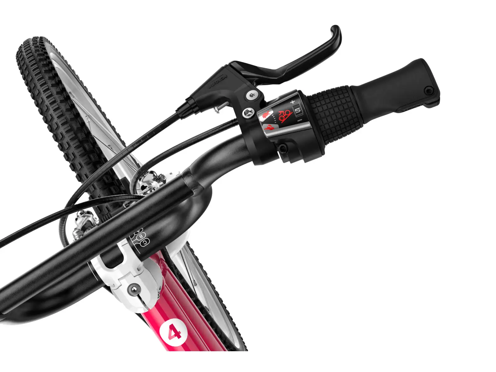 Woom GO 4 rower dziecięcy 20" Hot Pink
