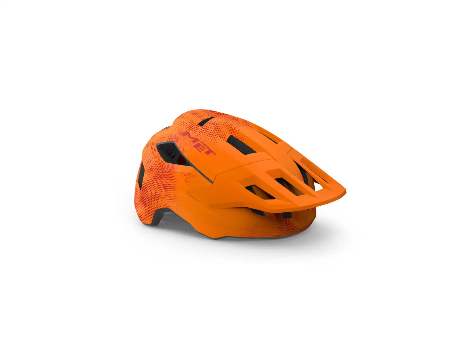 MET Shelter Youth dziecięcy kask Orange Red