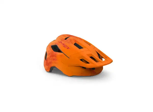 MET Shelter Youth dziecięcy kask Orange Red